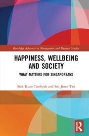 Buy Happiness, Wellbeing and Society