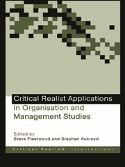 Buy Critical Realist Applications in Organisation and Management Studies