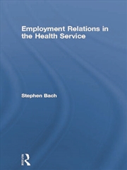 Buy Employment Relations in the Health Service
