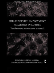 Buy Public Service Employment Relations in Europe
