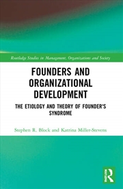 Buy Founders and Organizational Development