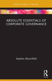 Buy Absolute Essentials of Corporate Governance