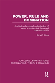 Buy Power, Rule and Domination (RLE: Organizations)