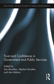 Buy Trust and Confidence in Government and Public Services