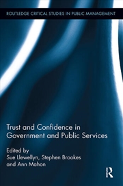 Buy Trust and Confidence in Government and Public Services