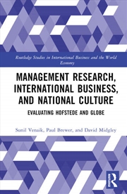 Buy Management Research, International Business, and National Culture
