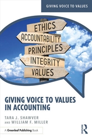 Buy Giving Voice to Values in Accounting