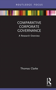 Buy Comparative Corporate Governance