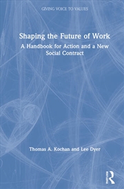 Buy Shaping the Future of Work