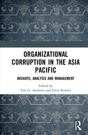 Buy Organizational Corruption in the Asia Pacific