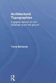 Buy Architectural Topographies