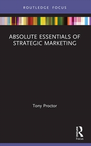 Buy Absolute Essentials of Strategic Marketing