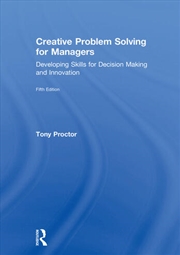 Buy Creative Problem Solving for Managers