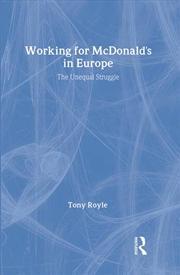 Buy Working for McDonald's in Europe