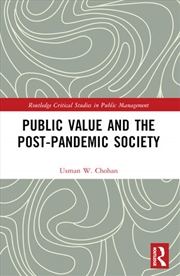 Buy Public Value and the Post-Pandemic Society