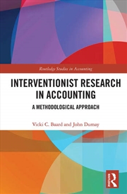 Buy Interventionist Research in Accounting