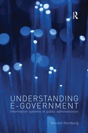 Buy Understanding E-Government