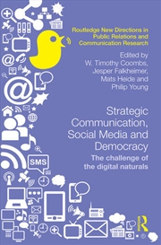 Buy Strategic Communication, Social Media and Democracy