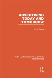 Buy Advertising Today and Tomorrow (RLE Advertising)