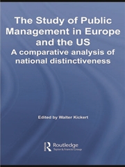 Buy The Study of Public Management in Europe and the US