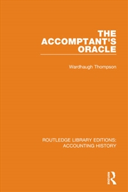 Buy The Accomptant's Oracle