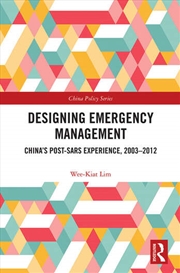 Buy Designing Emergency Management
