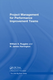 Buy Project Management for Performance Improvement Teams