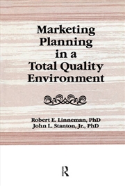 Buy Marketing Planning in a Total Quality Environment