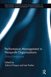 Buy Performance Management in Nonprofit Organizations