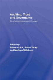 Buy Auditing, Trust And Governance