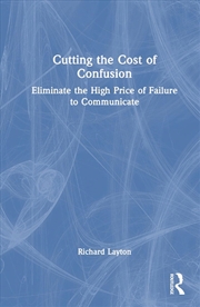 Buy Cutting The Cost Of Confusion