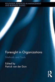 Buy Foresight In Organizations
