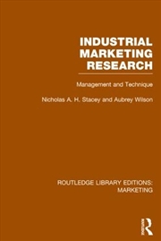 Buy Industrial Marketing Research