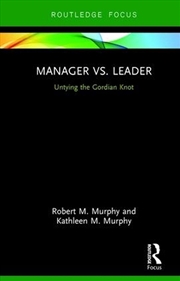 Buy Manager Vs. Leader
