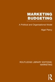 Buy Marketing Budgeting: Rle Marke