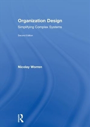 Buy Organization Design