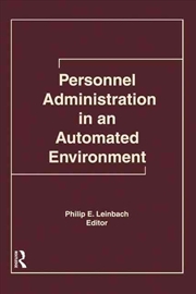 Buy Personnel Administration In An
