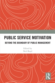 Buy Public Service Motivation