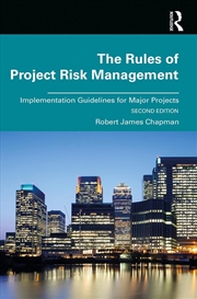 Buy The Rules Of Project Risk Mana
