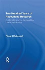 Buy Two Hundred Years Of Accountin