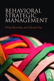 Buy Behavioral Strategic Managemen