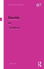Buy Derrida For Architects