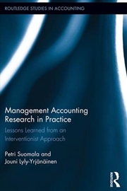 Buy Management Accounting Research