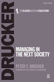 Buy Managing In The Next Society