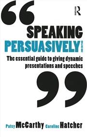 Buy Speaking Persuasively