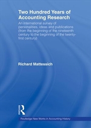 Buy Two Hundred Years Of Accountin