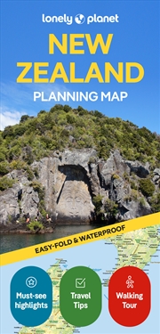 Buy Lonely Planet New Zealand Planning Map