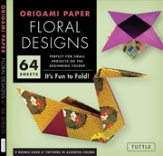 Buy Origami Paper - Floral Designs - 6" - 60 Sheets