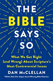 Buy The Bible Says So