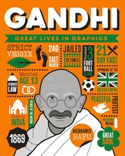Buy Great Lives in Graphics: Gandhi